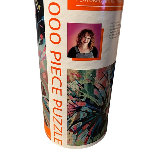 “PALMETTO SWING” DESIGN 1000 PIECE PUZZLE WITH 2 PRINTED ART INSERTS - Picture 3 of 3